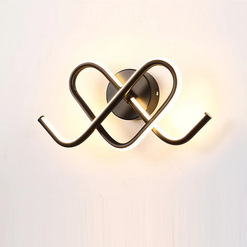applique murale led acrylique intérieur blanc chaud froid - vue 5 sur 7