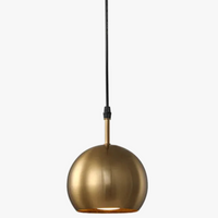 Suspension abat-jour en laiton doré style américain led pour éclairage intérieur loft