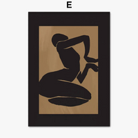 affiche abstraite imprimée style picasso matisse pour décoration murale