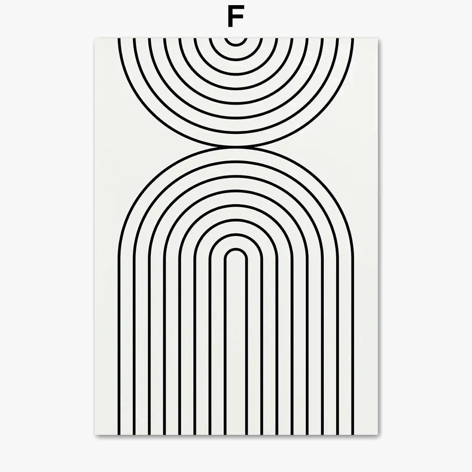 affiche abstraite inspirée de picasso et matisse pour décoration murale