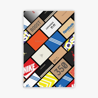 affiche art mural sneaker box moderne pour passionnés de sneakers