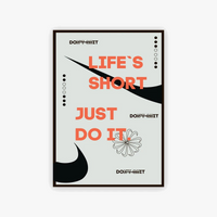 affiche d'art sneaker box moderne pour passionnés de sneakers