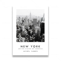 affiche de photographie en noir et blanc de rome et las vegas