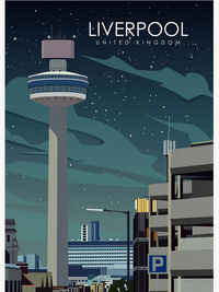 affiche de voyage art mural célèbre pour décoration intérieure