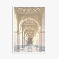 affiche murale islamique bâtiment musulman décor marocain