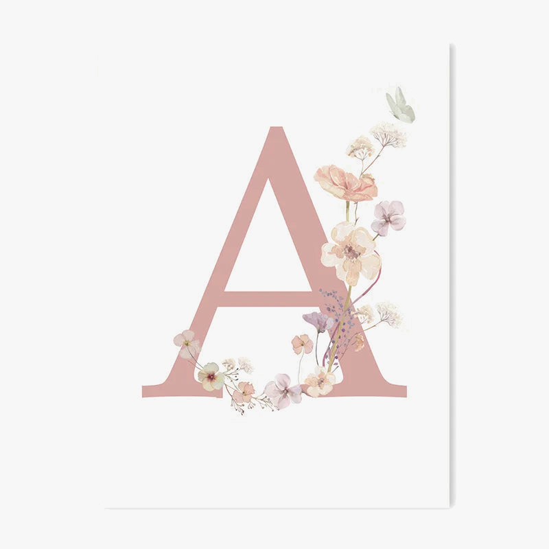 affiche photo personnalisée fleur sauvage décoration murale enfant
