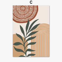 affiches abstraites boho pour décoration murale moderne