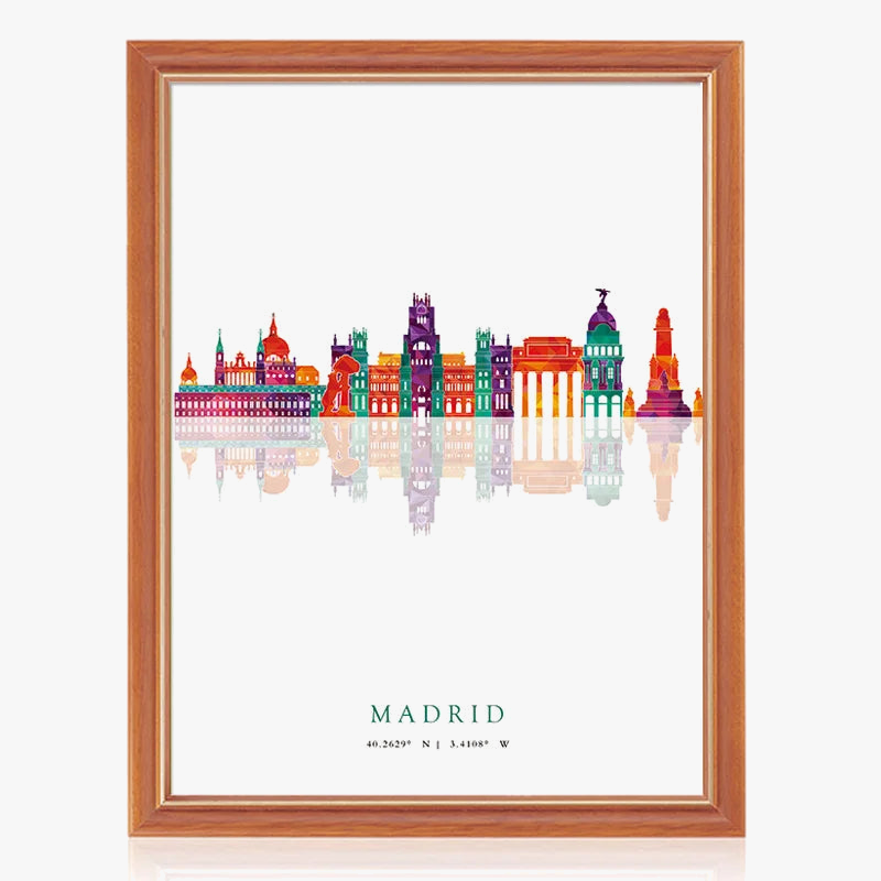 affiches et impressions des skylines de grandes villes