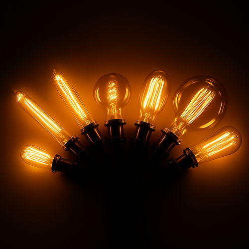Ampoule boule à incandescence filament vintage 40W Edison - vue 3 sur 3