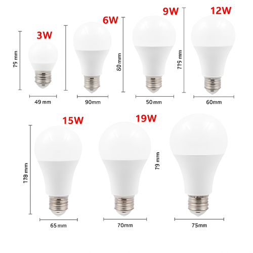 Ampoule E27 à LED en forme de globe de 3w à 20w - vue 3 sur 2