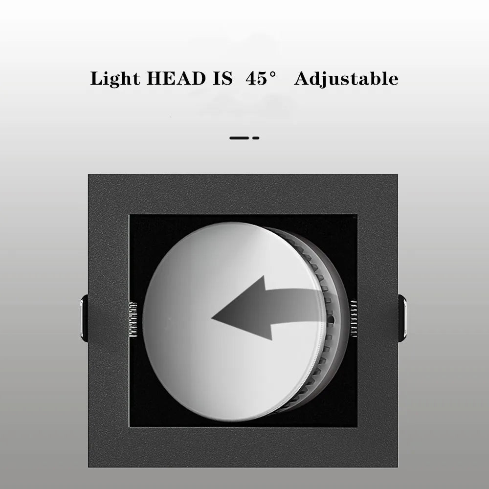 ampoule led gx53 encastrée downlight remplaçable pour éclairage