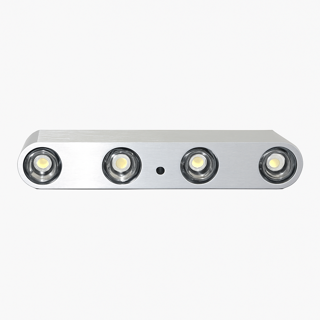 Applique chromé avec LED de couleur Sconce