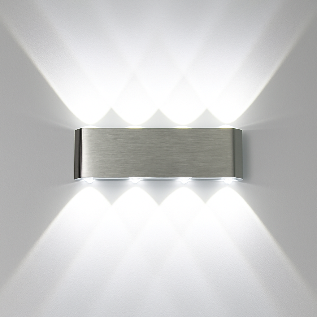 Applique chromé avec LED de couleur Sconce - vue 7 sur 11