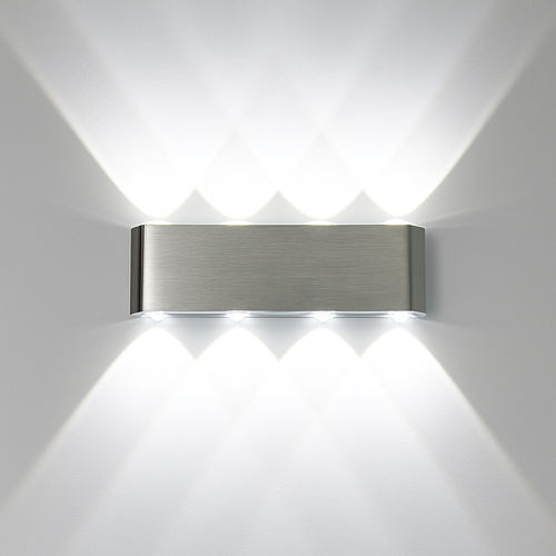 Applique chromé avec LED de couleur Sconce - vue 8 sur 11