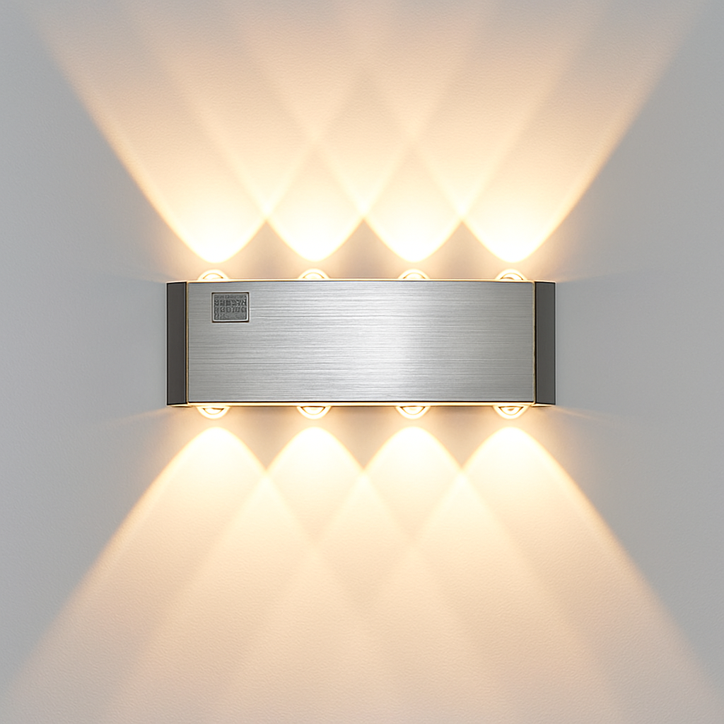 Applique chromé avec LED de couleur Sconce - vue 8 sur 11