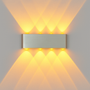 Applique chromé avec LED de couleur Sconce