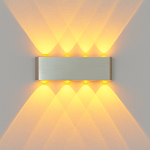 Applique chromé avec LED de couleur Sconce - vue 11 sur 11