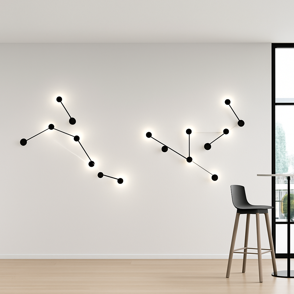 Applique design artistique à LED Dots - vue 5 sur 9