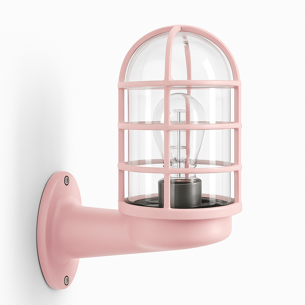 Applique extérieur LED de couleur à cages cylindriques - vue 3 sur 6