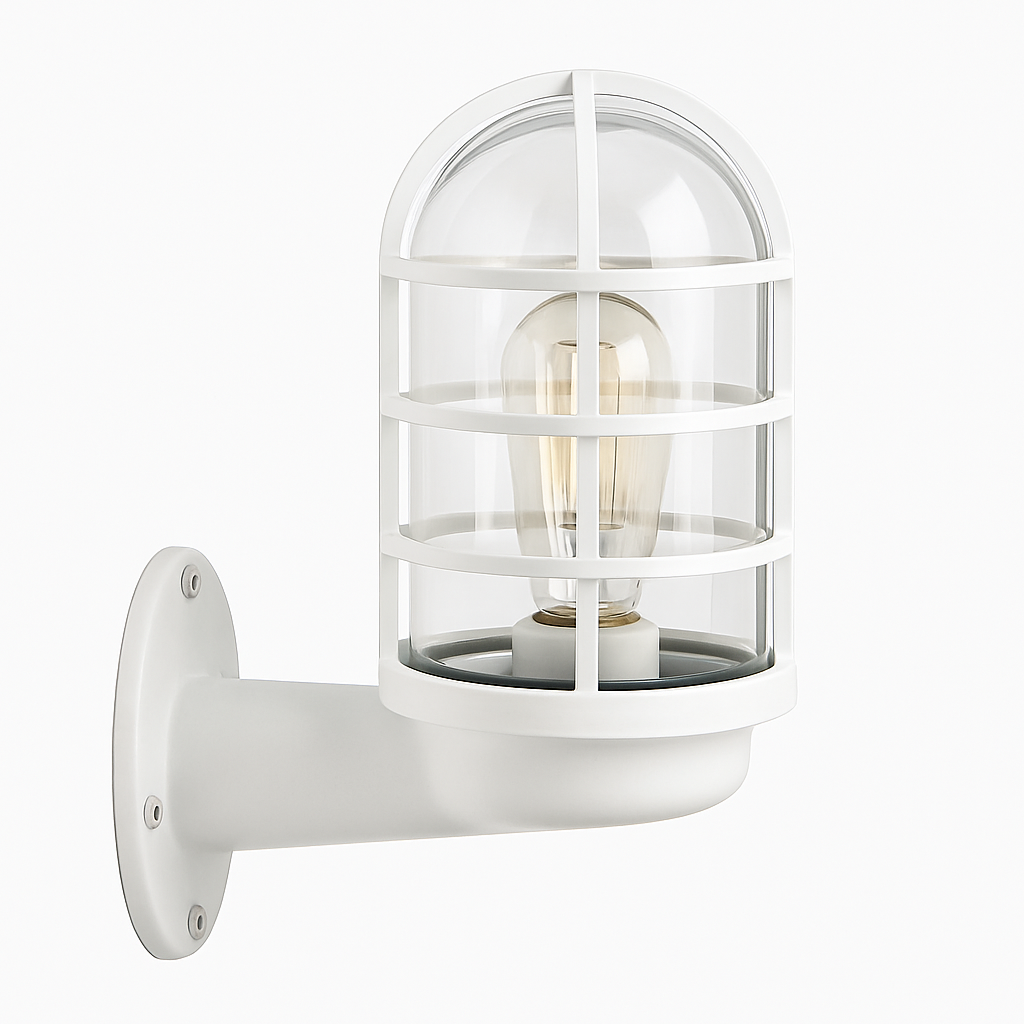 Applique extérieur LED de couleur à cages cylindriques