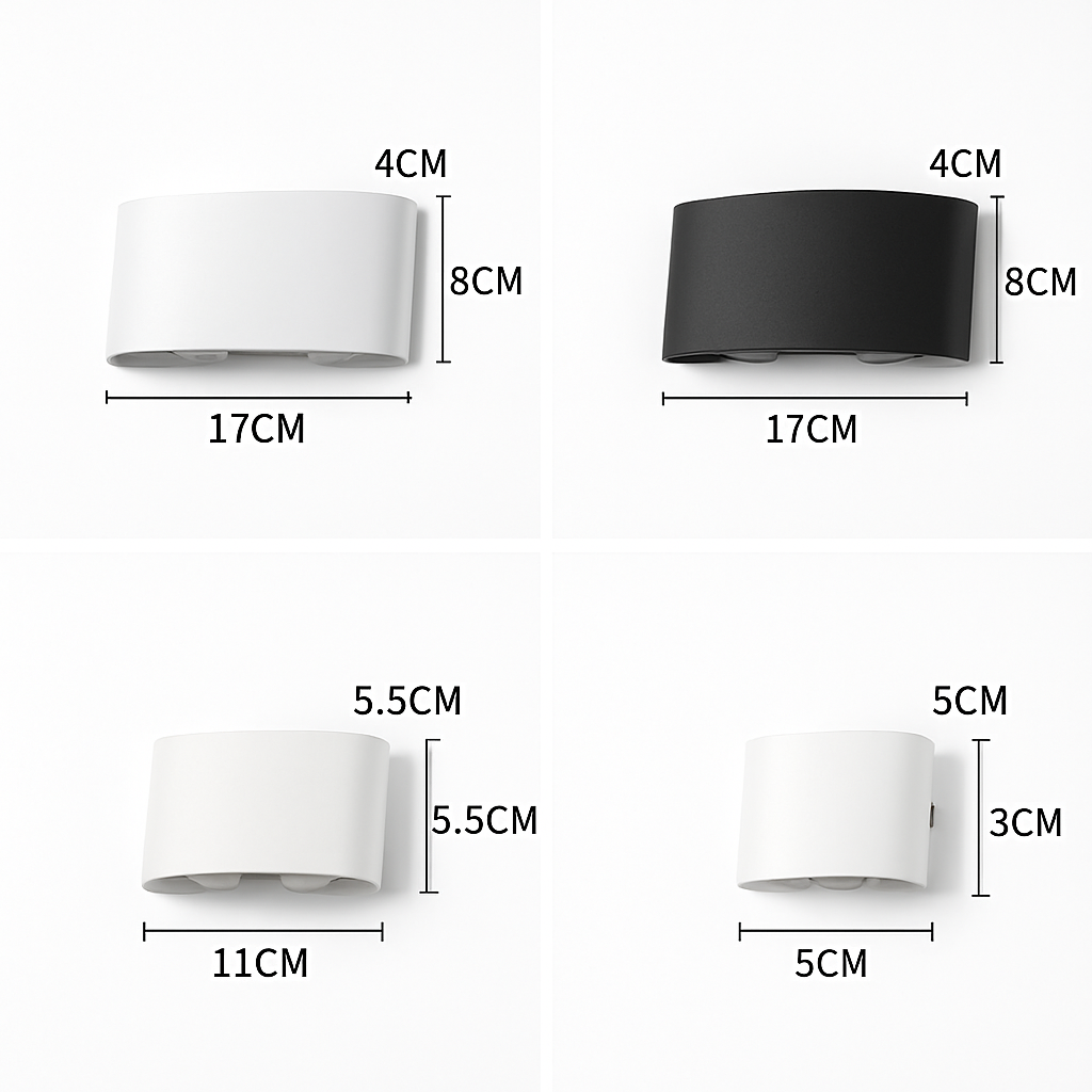Applique extérieur LED Porch (noir ou blanc) - vue 10 sur 10