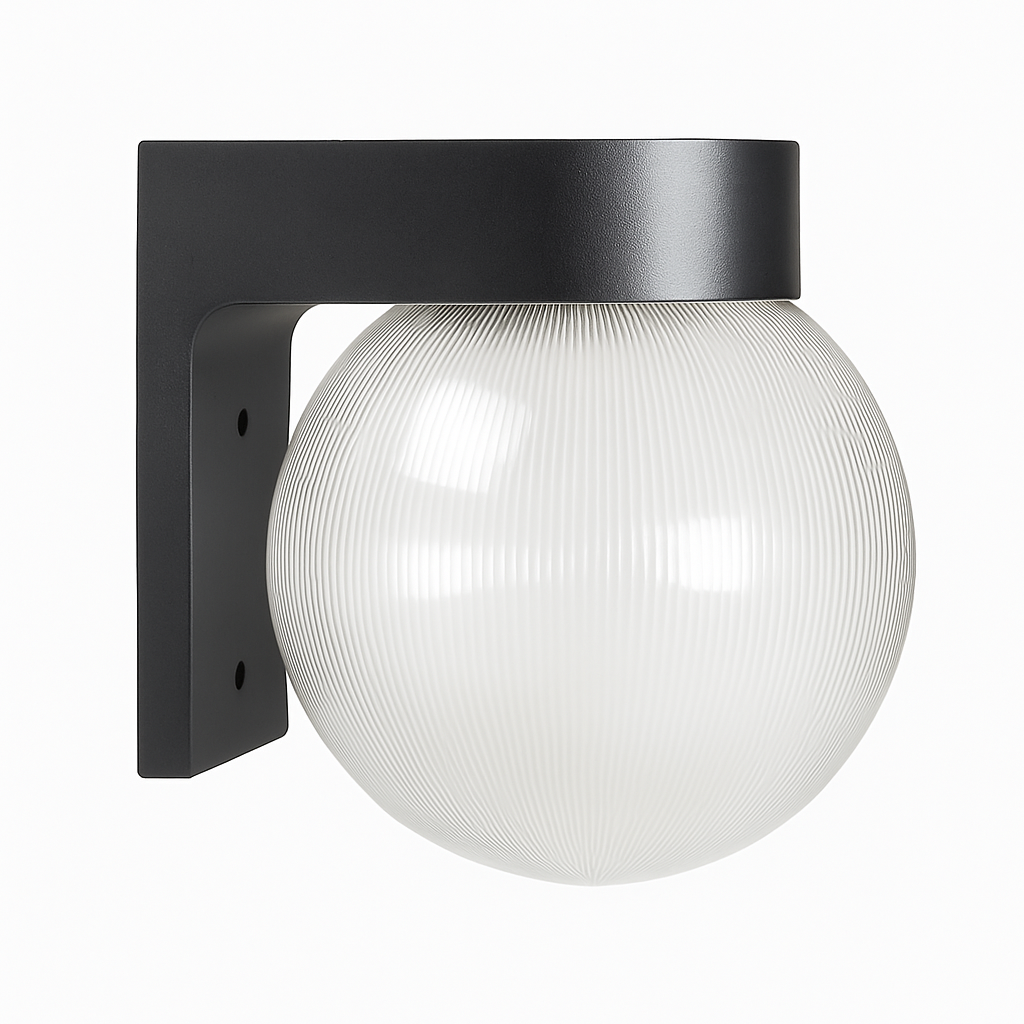 Applique extérieur LED socle et boule Acrylic - vue 3 sur 6