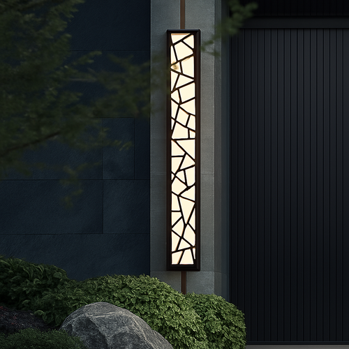 Applique extérieure étanche LED grande applique IP65 en aluminium lumière jardin Villa porche applique lumière 110V 220V applique Luminaire - vue 3 sur 9