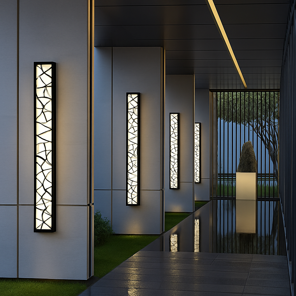 Applique extérieure étanche LED grande applique IP65 en aluminium lumière jardin Villa porche applique lumière 110V 220V applique Luminaire - vue 3 sur 9
