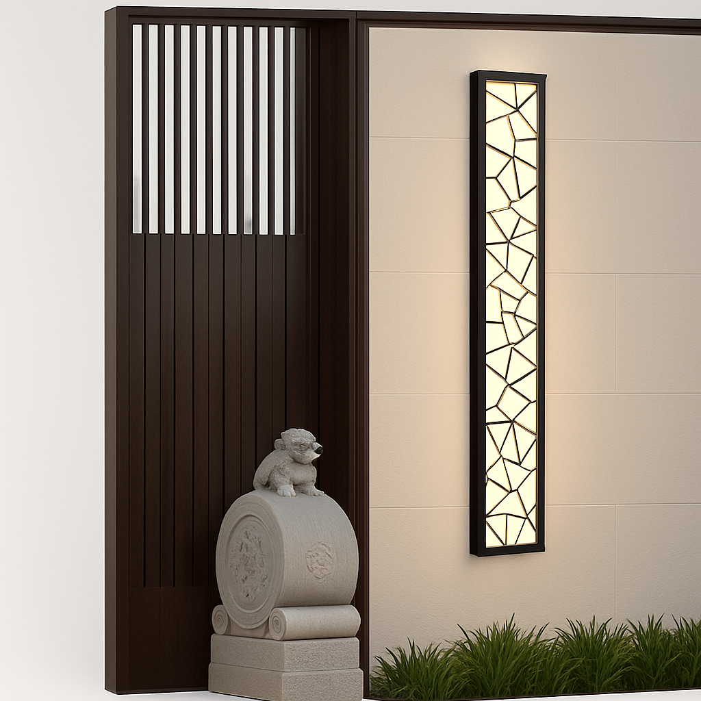 Applique extérieure étanche LED grande applique IP65 en aluminium lumière jardin Villa porche applique lumière 110V 220V applique Luminaire - vue 4 sur 9