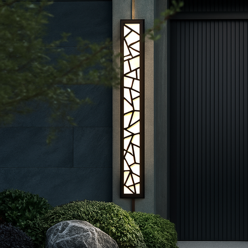 Applique extérieure étanche LED grande applique IP65 en aluminium lumière jardin Villa porche applique lumière 110V 220V applique Luminaire - vue 6 sur 6