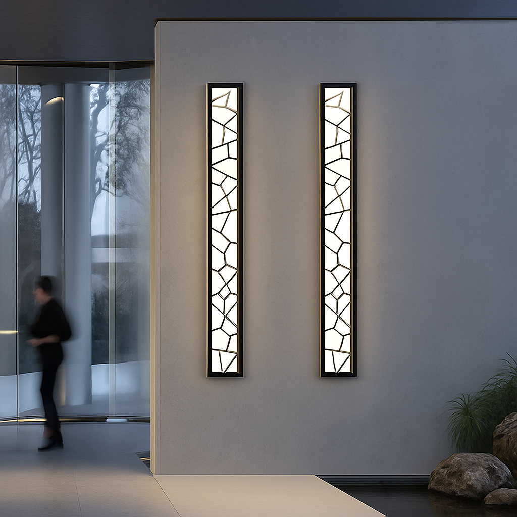 Applique extérieure étanche LED grande applique IP65 en aluminium lumière jardin Villa porche applique lumière 110V 220V applique Luminaire - vue 5 sur 9
