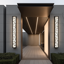 Applique extérieure étanche LED grande applique IP65 en aluminium lumière jardin Villa porche applique lumière 110V 220V applique Luminaire