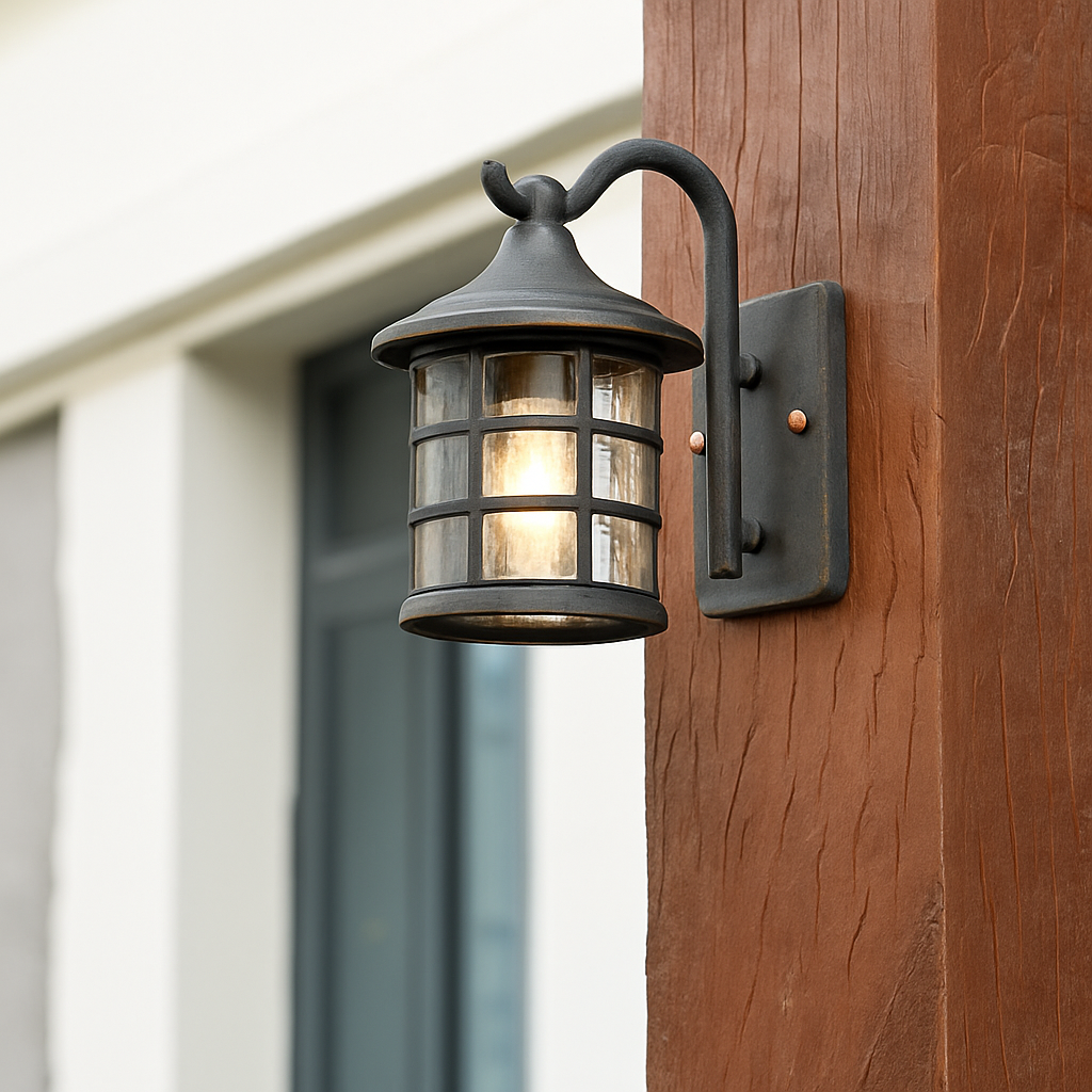 Applique extérieure étanche pays américain rétro allée balcon lampe jardin chevet Style européen extérieur pluie applique murale - vue 3 sur 8