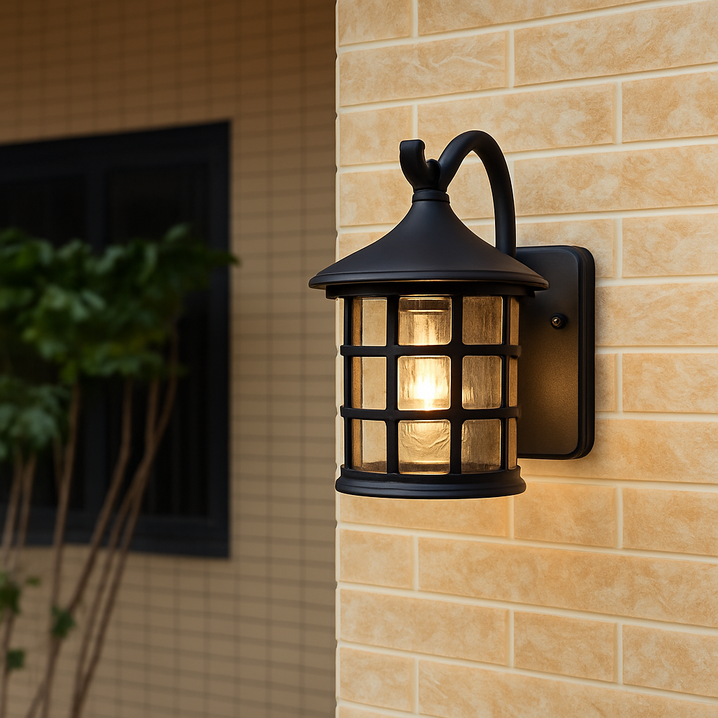 Applique extérieure étanche pays américain rétro allée balcon lampe jardin chevet Style européen extérieur pluie applique murale - vue 4 sur 8