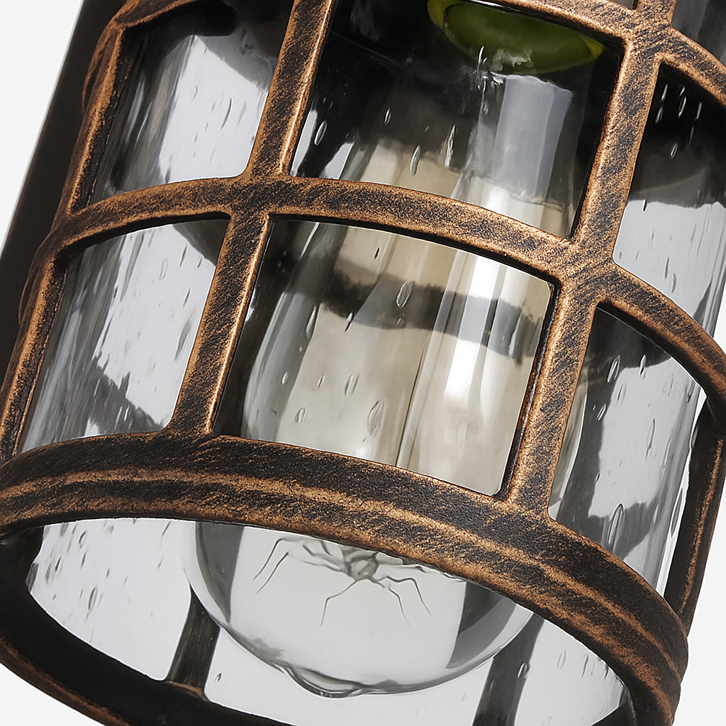 Applique extérieure étanche pays américain rétro allée balcon lampe jardin chevet Style européen extérieur pluie applique murale - vue 5 sur 8