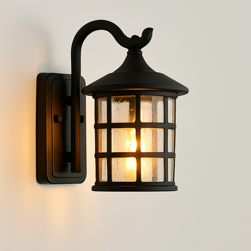Applique extérieure étanche pays américain rétro allée balcon lampe jardin chevet Style européen extérieur pluie applique murale - vue 8 sur 8