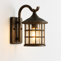 Applique extérieure étanche pays américain rétro allée balcon lampe jardin chevet Style européen extérieur pluie applique murale
