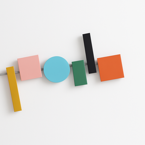 Applique LED design nordique colorée - vue 7 sur 8