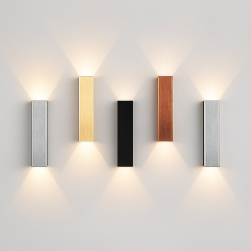 applique LED intérieure moderne en aluminium éclairage à la maison appliques chambre salon allée couloir décoration applique murale LED lumière - vue 2 sur 12