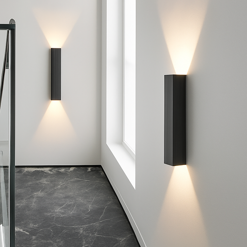 applique LED intérieure moderne en aluminium éclairage à la maison appliques chambre salon allée couloir décoration applique murale LED lumière - vue 3 sur 12