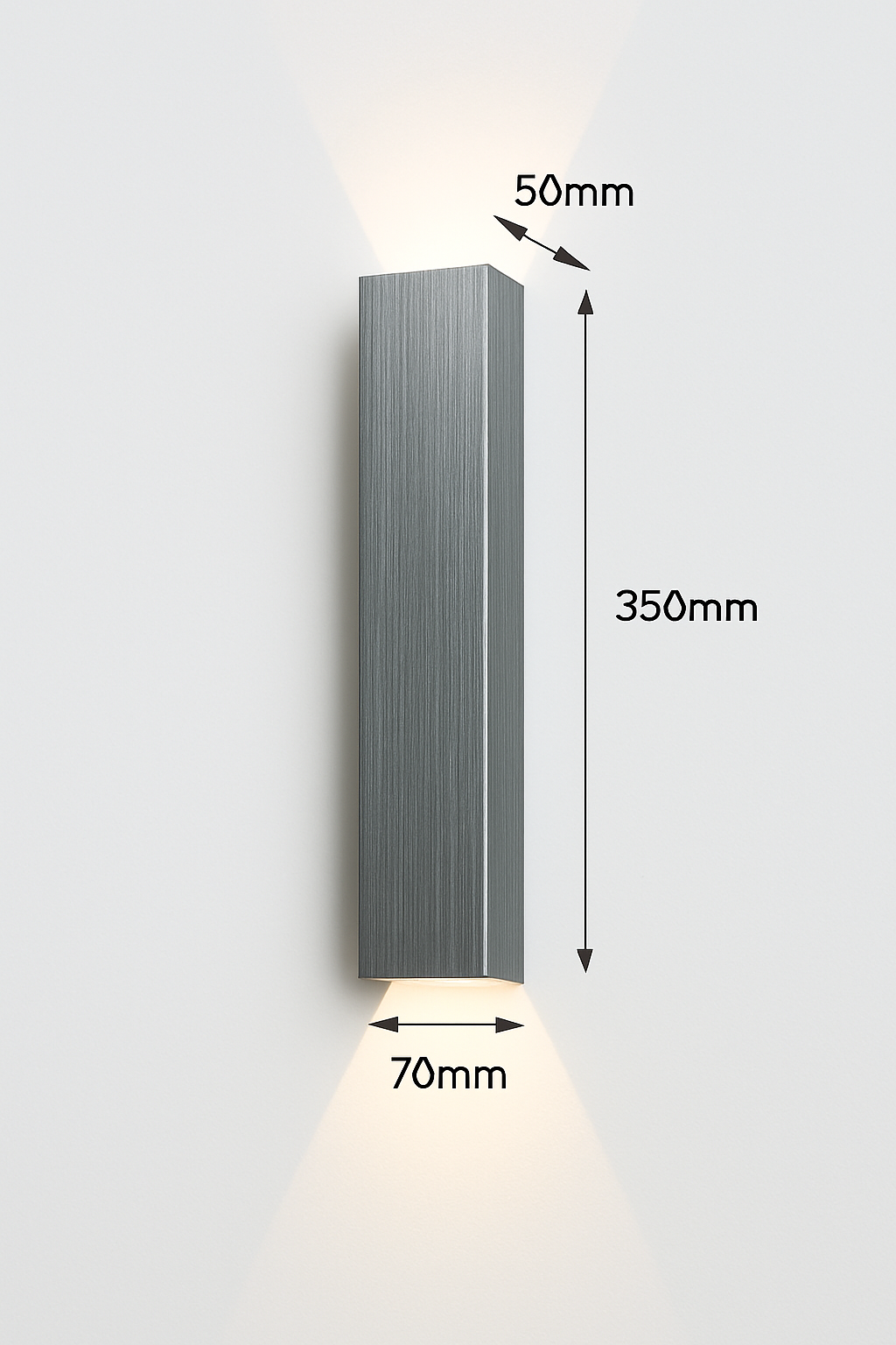 applique LED intérieure moderne en aluminium éclairage à la maison appliques chambre salon allée couloir décoration applique murale LED lumière - vue 11 sur 12