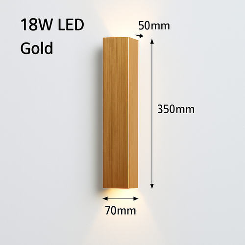 applique LED intérieure moderne en aluminium éclairage à la maison appliques chambre salon allée couloir décoration applique murale LED lumière - vue 13 sur 12