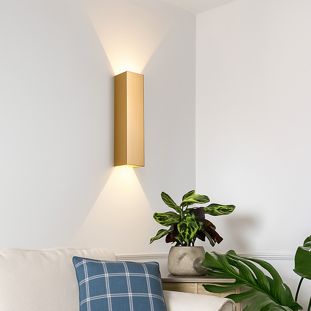 applique LED intérieure moderne en aluminium éclairage à la maison appliques chambre salon allée couloir décoration applique murale LED lumière - vue 3 sur 12
