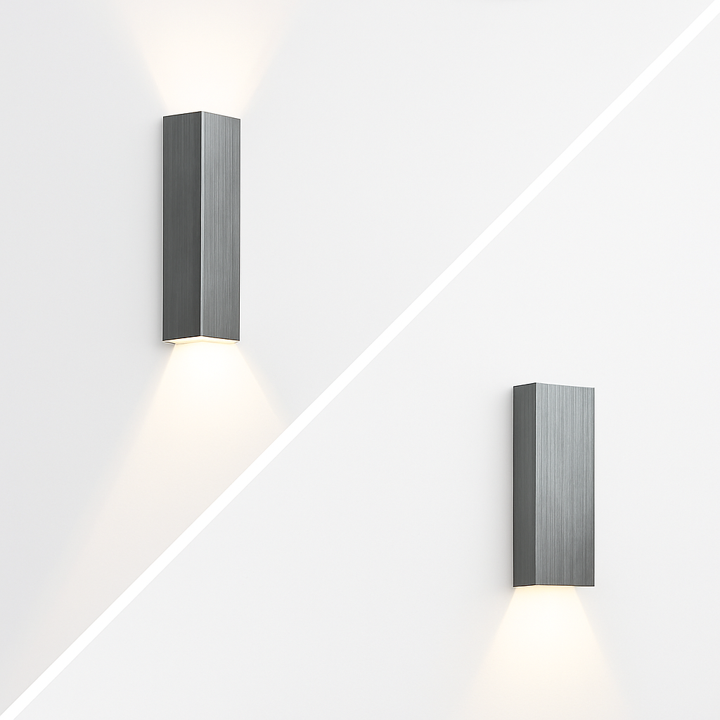 applique LED intérieure moderne en aluminium éclairage à la maison appliques chambre salon allée couloir décoration applique murale LED lumière - vue 4 sur 12