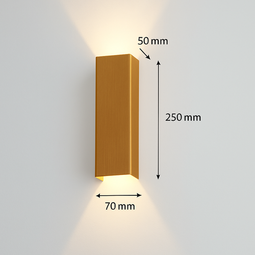 applique LED intérieure moderne en aluminium éclairage à la maison appliques chambre salon allée couloir décoration applique murale LED lumière