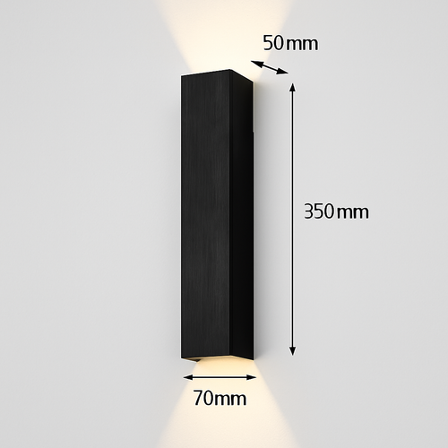 applique LED intérieure moderne en aluminium éclairage à la maison appliques chambre salon allée couloir décoration applique murale LED lumière - vue 11 sur 12