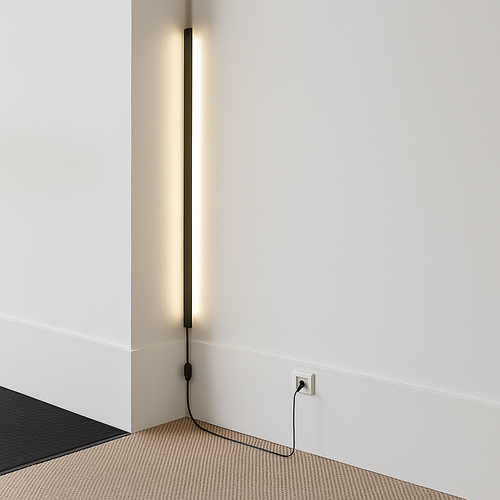 applique led moderne intérieur angle style nordique longue - vue 4 sur 19