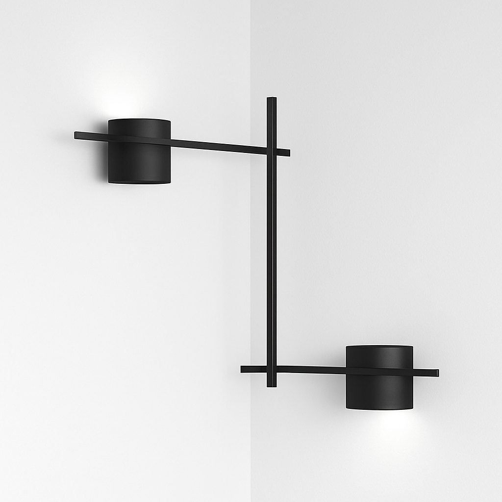 applique led moderne intérieur angle style nordique longue - vue 4 sur 19