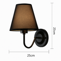 applique led moderne tissu murale