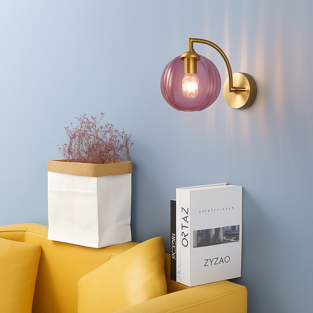 applique led moderne verre minimaliste - vue 3 sur 12